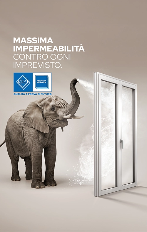 Gli infissi in pvc Fenestra garantiscono temperatura stabile, riduzione del rumore e massima resistenza a pioggia ed agenti atmosferici 